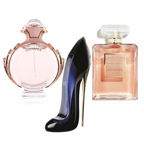 Set x3, Olympea, Good girl, Coco Chanel